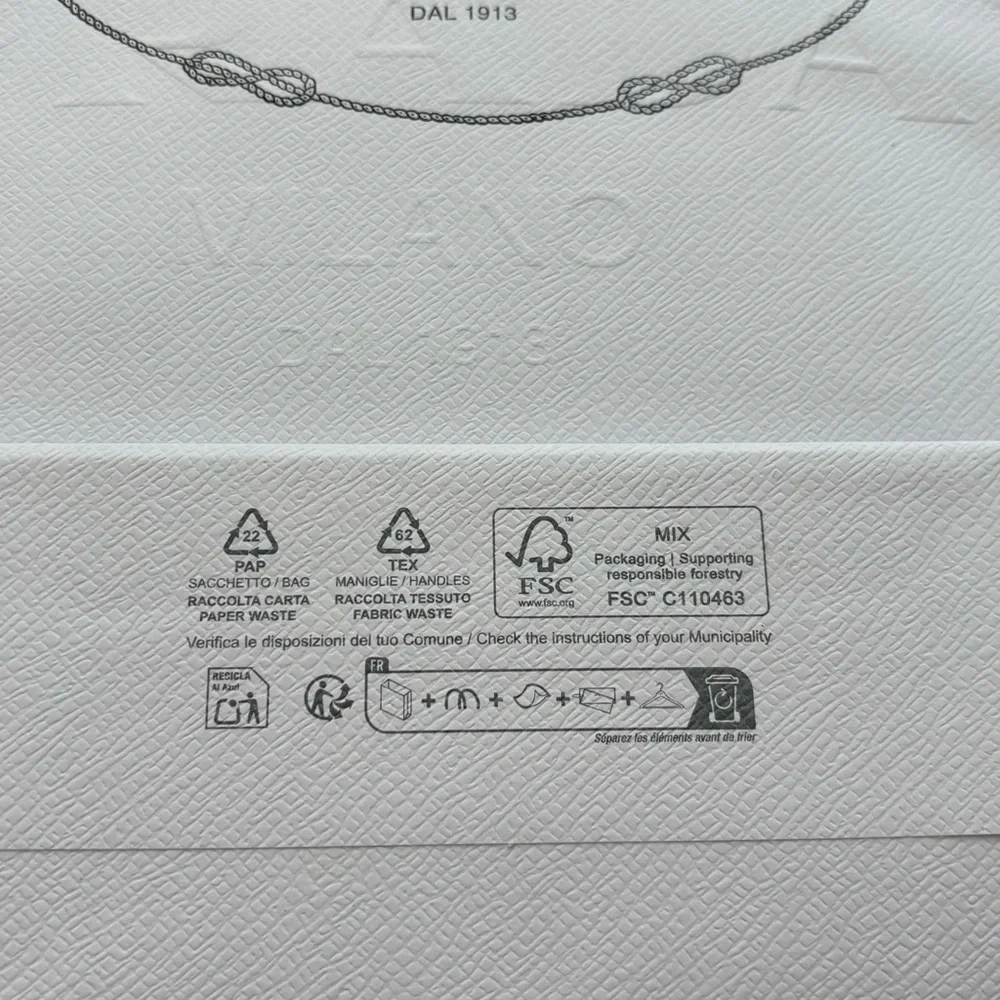 Prada White and Black Logo Shopping Bag